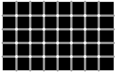 Scintillating Grid Illusion From Wolfram Mathworld