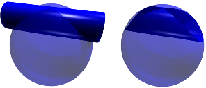 Cylinder Sphere Intersection From Wolfram Mathworld