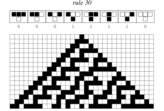 Billedresultat for cellular automata rule 135