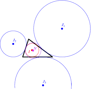 internally tangent circles