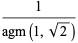1/(agm(1,sqrt(2)))