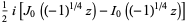 1/2i[J_0((-1)^(1/4)z)-I_0((-1)^(1/4)z)]