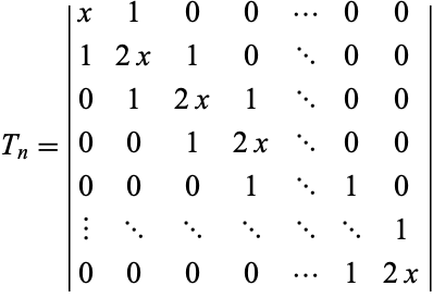  x=cos[(pi(k-1/2))/n] 