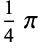 1/4pi