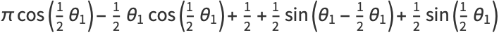 picos(1/2theta_1)-1/2theta_1cos(1/2theta_1)+1/2+1/2sin(theta_1-1/2theta_1)+1/2sin(1/2theta_1)