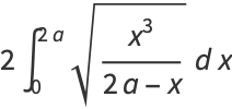 a[-4+sqrt(3)ln2+2sqrt(3)ln(2+sqrt(3))-2sqrt(3)ln[sqrt(6)cost+sqrt(5+3cos(2t))]+sqrt(10+6cos(2t))sect]