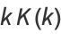 (E(k))/(k(1-k^2))-(K(k))/k