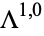 Lambda^(1,0)