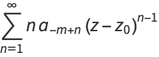 (d^2)/(dz^2)[(z-z_0)^mf(z)]