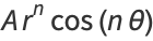 Ar^ncos(ntheta)