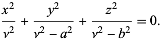 Conical Coordinates From Wolfram MathWorld