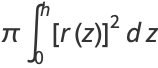 piint_0^h[r(z)]^2dz