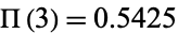 Pi(3)=0.5425