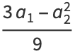 (3a_1-a_2^2)/9