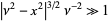 |nu^2-x^2|^(3/2)nu^(-2)>>1