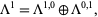  Lambda^1=Lambda^(1,0) direct sum Lambda^(0,1), 