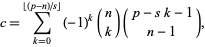 formula from mathworld