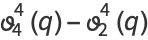 theta_4^4(q)-theta_2^4(q)