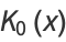 K_0(x)