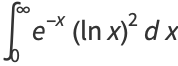 int_0^infty1/x(1/(1+x)-e^(-x))dx