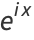 e^(ix)