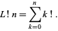  S_3(n)=sum_(k=1)^n(k!)^2 