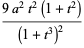 (9a^2t^2(1+t^2))/((1+t^3)^2)