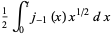 1/2int_0^tj_(-1)(x)x^(1/2)dx