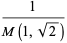 1/(M(1,sqrt(2)))