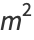 m^2