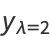 y_(lambda=2)