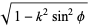 sqrt(1-k^2sin^2phi)