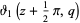 theta_1(z+1/2pi,q)