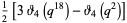 1/2[3theta_4(q^(18))-theta_4(q^2)]