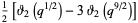 1/2[theta_2(q^(1/2))-3theta_2(q^(9/2))]