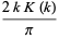 (2kK(k))/pi