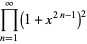 product_(n=1)^(infty)(1+x^(2n-1))^2