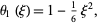  theta_1(xi)=1-1/6xi^2, 