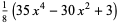 1/8(35x^4-30x^2+3)