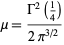  mu=(Gamma^2(1/4))/(2pi^(3/2)) 