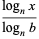 (log_nx)/(log_nb)
