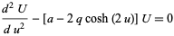  (d^2U)/(du^2)-[a-2qcosh(2u)]U=0 