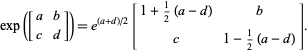 matrix exponential mathworld wolfram