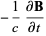 -1/c(partialB)/(partialt)