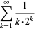 sum_(k=1)^(infty)1/(k·2^k)