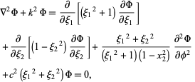 Oblate Spheroidal Wave Function From Wolfram Mathworld