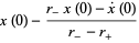 x(0)-(r_-x(0)-x^.(0))/(r_--r_+)