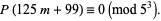  P(125m+99)=0 (mod 5^3). 