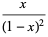 x/((1-x)^2)