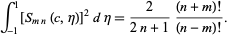  int_(-1)^1[S_(mn)(c,eta)]^2deta=2/(2n+1)((n+m)!)/((n-m)!). 